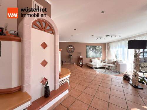 Kaminofen im Wohnzimmer - 