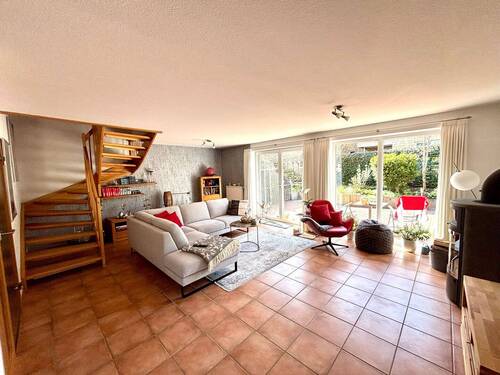 Wohnzimmer - Reihenendhaus mit 131,00 m&sup2; in Glücksburg zur Miete