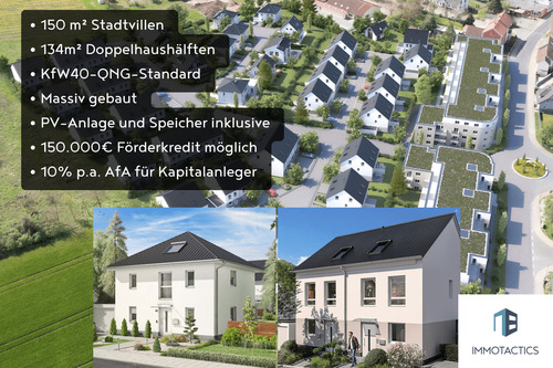 Stadtvillem Doppelhaushälften - 