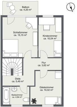 Obergeschoss - 