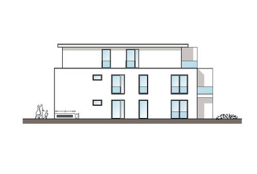 West-Ansicht - Etagenwohnung mit 92,10 m² in Paderborn zum Kaufen