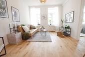 Wohnzimmer - **Bezugsfrei** Traumhafte Wohnung mit Gründerzeit-Charme im Leipziger Westen