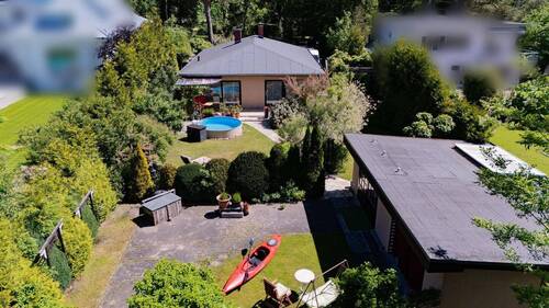 Garten zur Seeseite - 4 Zimmer Einfamilienhaus zum Kaufen in Falkensee