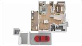 3D Wohnbeispiel EG - 