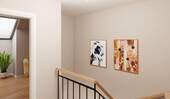 Heller und freundlicher Flur im Dachgeschoss - 