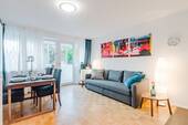 Living room - 4 Zimmer Etagenwohnung zur Miete in München