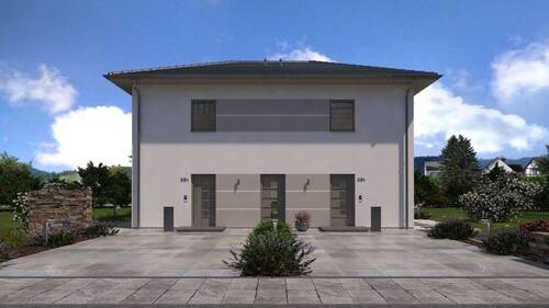 Ansicht Eingang - 8 Zimmer Mehrfamilienhaus, Wohnhaus in Stetten