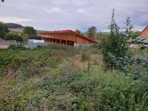 Rückseite Grundstück.jpg - Bauernhaus, Landhaus mit 164,00 m&sup2; in Fritzlar zum Kaufen