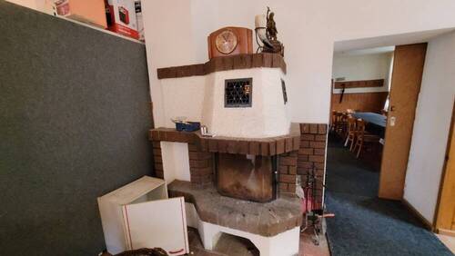 Kamin in der Gaststätte - 
