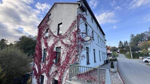 Giebelseite - Mehrfamilienhaus, Wohnhaus mit 262,00 m&sup2; in Pöhl zum Kaufen