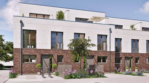 Außenansicht Strasse - 5 Zimmer Reihenmittelhaus zur Miete in Korschenbroich