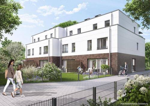 Außenansicht - Reihenmittelhaus mit 189,00 m&sup2; in Korschenbroich zur Miete