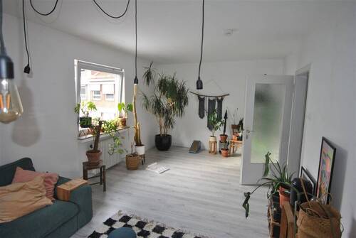 Wohnzimmer - Etagenwohnung mit 69,00 m² in Bremen zur Miete