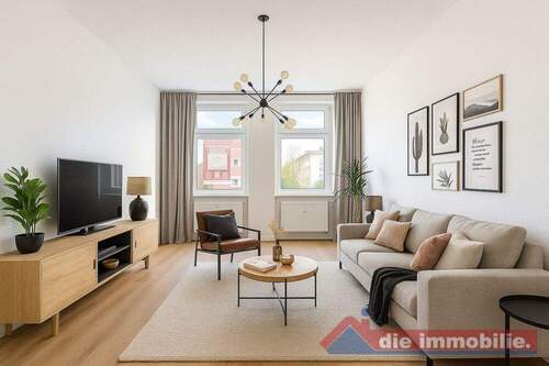 KI-möbliert Wohnen - 3 Zimmer Etagenwohnung in Magdeburg / Fermersleben