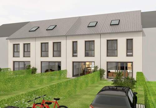 Gartenseite - 4 Zimmer Reihenmittelhaus zum Kaufen in Offenbach am Main