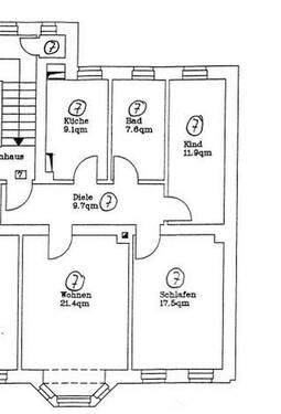 Bild 2 - 3 Zimmer Etagenwohnung zur Miete in Chemnitz