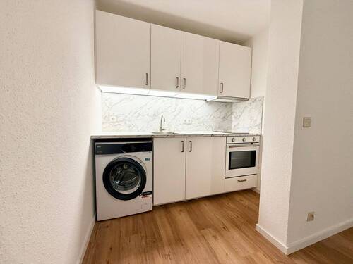 Einbauküche mit Waschmaschine - 1 Zimmer Etagenwohnung zur Miete in Mannheim