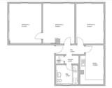 Grundriss 3 Zimmer - 