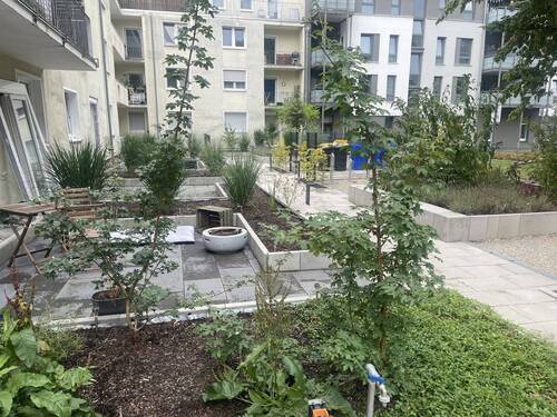 Begrünter Innenhof - 2 Zimmer Etagenwohnung zum Kaufen in Krefeld