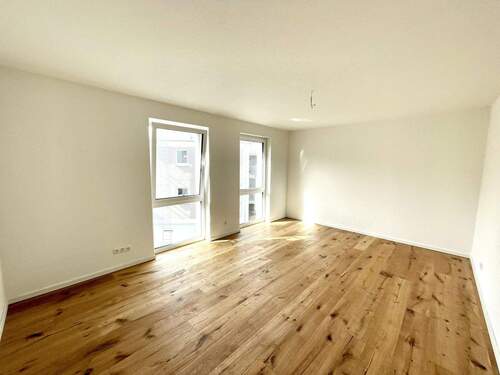 Schlafzimmer - KL-City - Neubau-Erstbezug: Großzügige, lichtdurchflutete 3-Zimmer-Wohnung mit Balkon