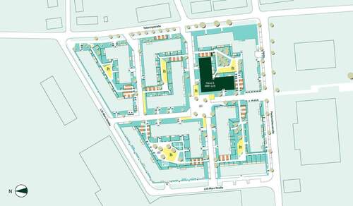 Lage der Eigentumswohnung im Quartier - 