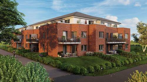 SOOLA - Objektansicht (Visualisierung) - 2 Zimmer Terrassenwohnung in Reppenstedt