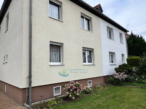 Straßenansicht .jpg - 5 Zimmer Mehrfamilienhaus, Wohnhaus zum Kaufen in Leipzig