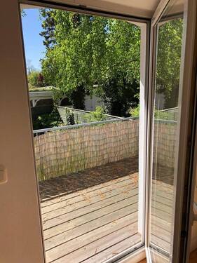 Blick vom Schlafz. auf den Bal - 