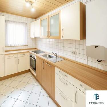 Küche mit Einbauküche - (KI generiert) - Etagenwohnung mit 72,00 m&sup2; in Bad Kreuznach zum Kaufen