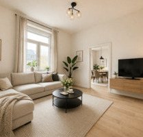 Erstbezug nach Sanierung: Stilvolle 4-Zimmer-Altbauwohnung mit Balkon - Oberhausen Altstadt-Mitte
