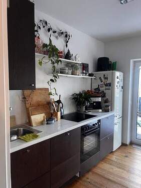 Einbauküche - Penthouse in Energiesparhaus - 1.280,00&nbsp;EUR Kaltmiete, ca.&nbsp; 69,70&nbsp;m&sup2;&nbsp;Wohnfl&auml;che