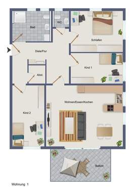 Wohnung 1 - 
