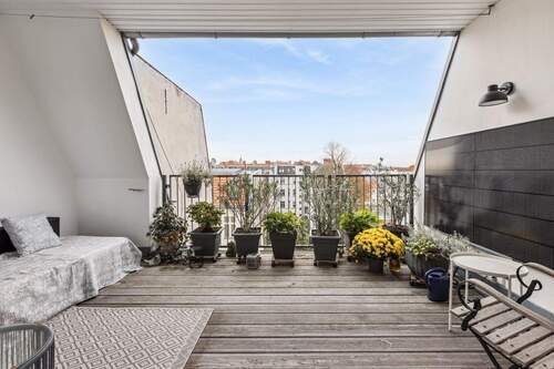 Blick (Westen) von der Terrasse über Berlin - 