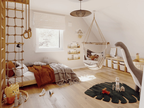 2 - Flair 125 -Kinderzimmer.png - 5 Zimmer Einfamilienhaus zum Kaufen in Ilsede