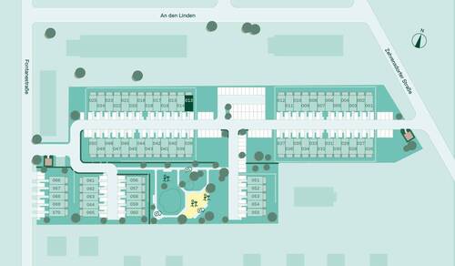 Lage des Reihenhauses im Quartier - 