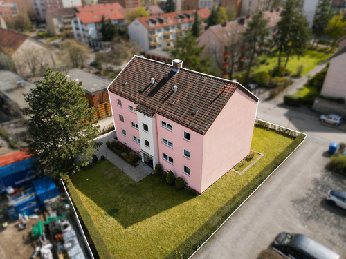 Eingangsseite - Vermietete 4-Zi.-Wohnung mit sonnigem Balkon in Großreuth b. Schweinau, Nürnberg
