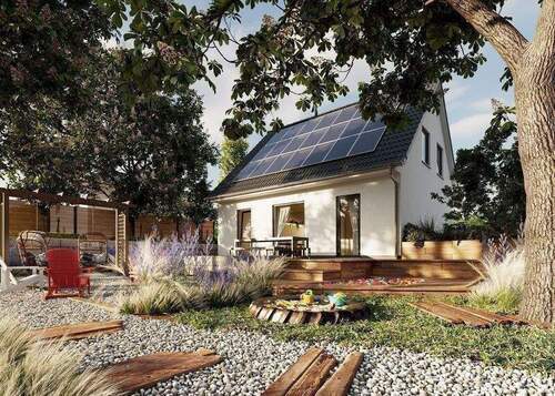 1 - Flair-110-Gartensicht.jpg - 5 Zimmer Einfamilienhaus zum Kaufen in Peine