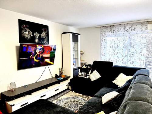 Wohnzimmer - 3 Zimmer Etagenwohnung zum Kaufen in Ludwigshafen