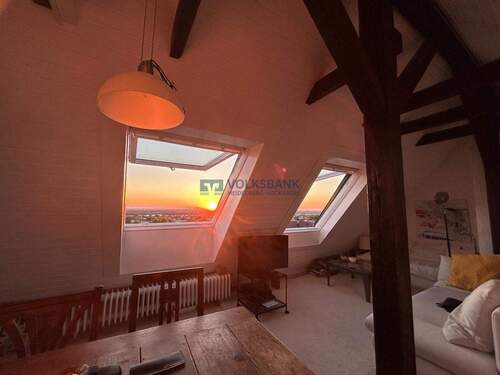  Wohnbereich im Sonnenuntergang (Dachspitz) - 