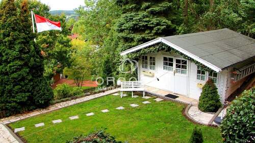 Gartenhaus mit Blick von Oben - 