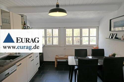 Küche - N-Kraftshof: MÖBLIERT - Exklusive 3-Zi-Whg. in idyllischer Lage, EBK, Büro, WLAN, TV-Flatscreen