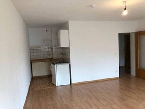 Küche mit zwei Kochfeldern - 2 Zimmer Etagenwohnung zur Miete in Münster