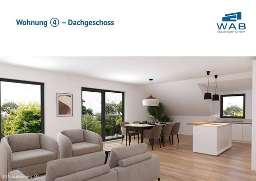 Ebermayerstr. 2 - WHG 4 - 01.jpg - 4-Zimmer Neubau Luxuswohnung (4), mit 2 Balkonen im Dachgeschoß