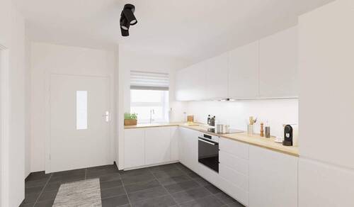 Im Eingangsbereich finden Garderobe und Schuhe ihr - 3 Zimmer Reihenmittelhaus zum Kaufen in Ribnitz-Damgarten