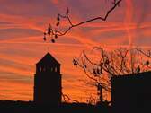 Sonnenuntergang vom Balkon - 
