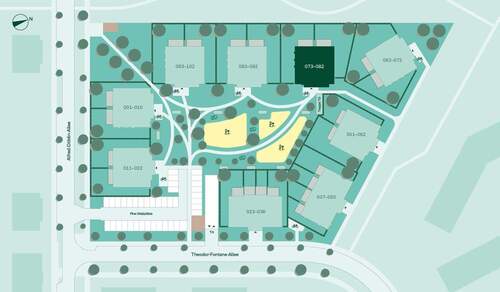 Lage der Eigentumswohnung im Quartier - 