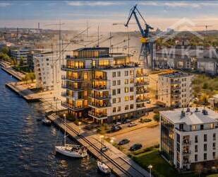 Exklusive 3 Zimmer-Wohnung . Inkl. Möbel und Stellplatz . Rostocker HafenCity