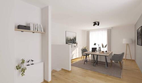 Ausgebautes Dachstudio mit angrenzender Dachterras - 