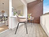 Sonniger West-Balkon - 2 Zimmer Etagenwohnung zum Kaufen in Wiesbaden