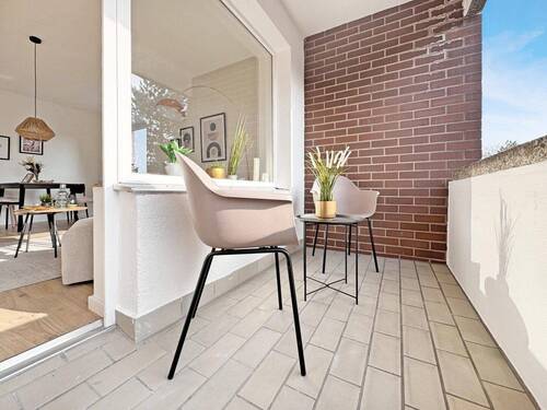 Sonniger West-Balkon - 2 Zimmer Etagenwohnung zum Kaufen in Wiesbaden